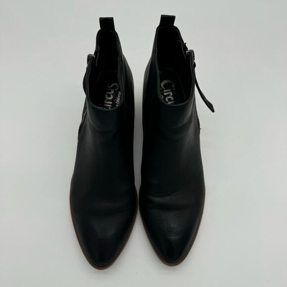 Sam Edelman Circus Hazel Black Western Casual Zipper Bootie 8 - Picture 4 of 5